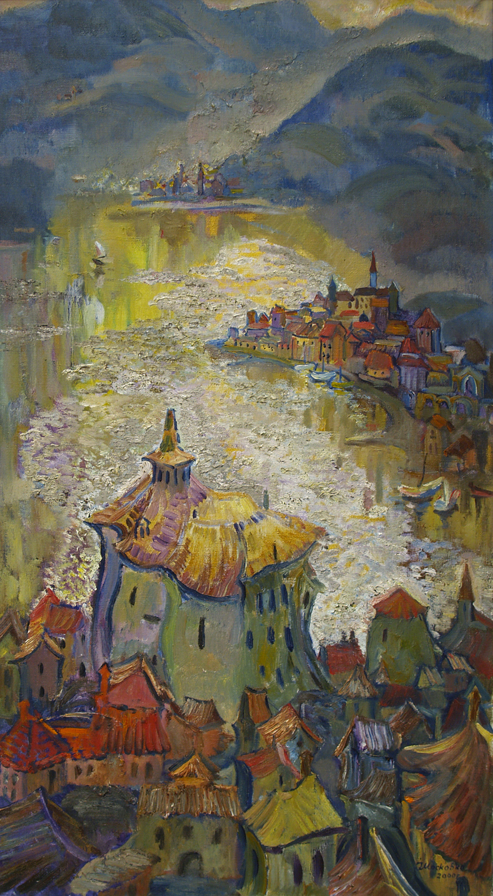 «Країна сонця і тепла». 2001. Полотно, олія